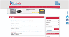 Desktop Screenshot of bidsinfo.com